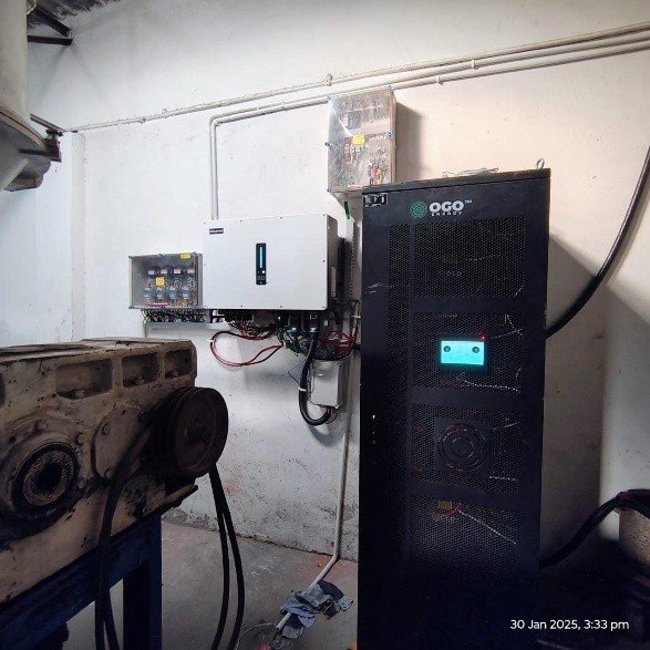 50kW Hybrid Solar System for Industrial Power Backup | Pipe Factory, Karnal, Haryana